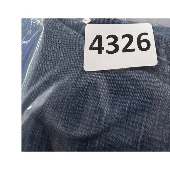 Talbots Petite 12P Blue Chambray Lyocell Cottn Linen Capri Pant Drawstring Waist - Picture 9 of 9